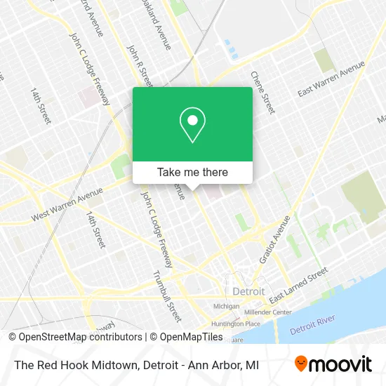 The Red Hook Midtown map