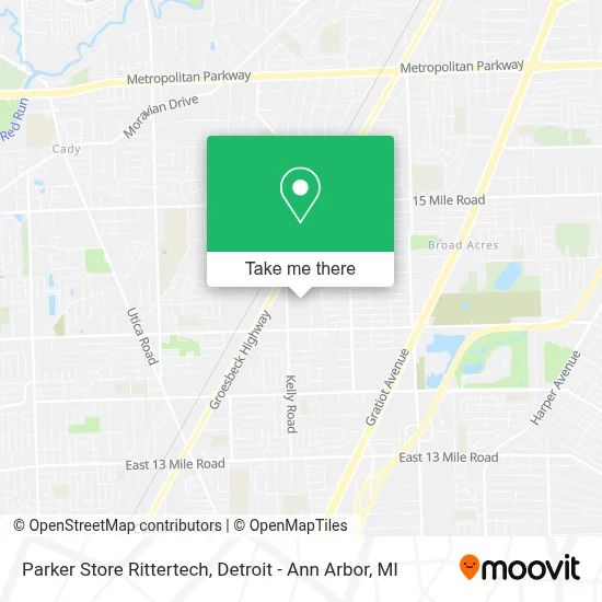 Parker Store Rittertech map