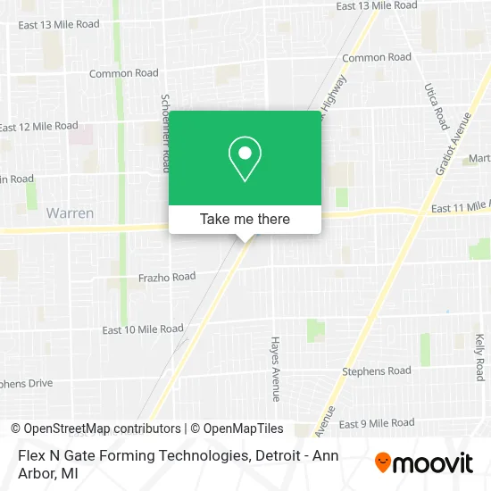 Flex N Gate Forming Technologies map