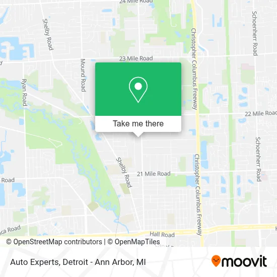 Auto Experts map