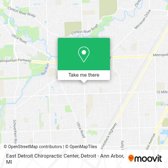 East Detroit Chiropractic Center map