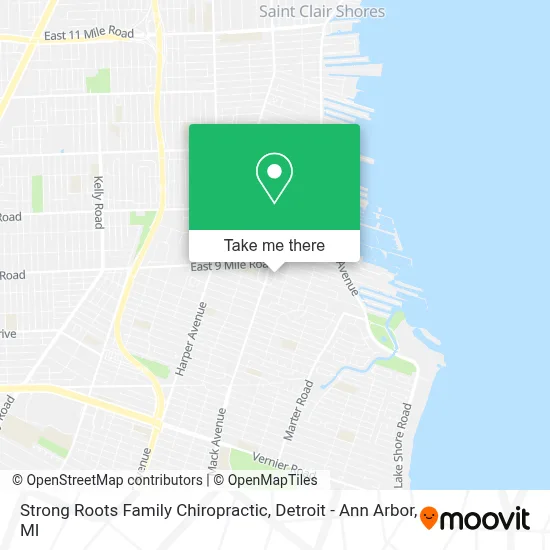 Strong Roots Family Chiropractic map