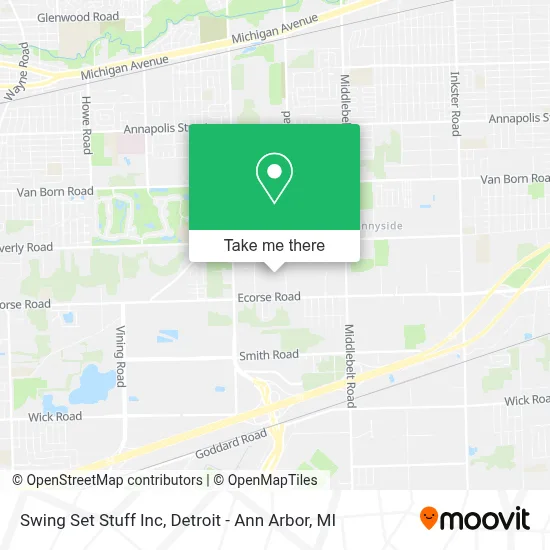 Swing Set Stuff Inc map