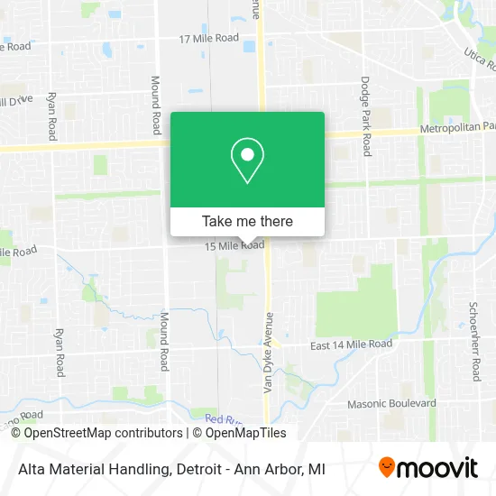 Alta Material Handling map