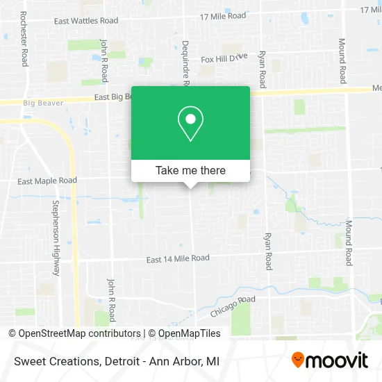 Sweet Creations map