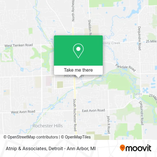 Atnip & Associates map