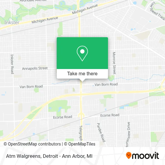Atm Walgreens map