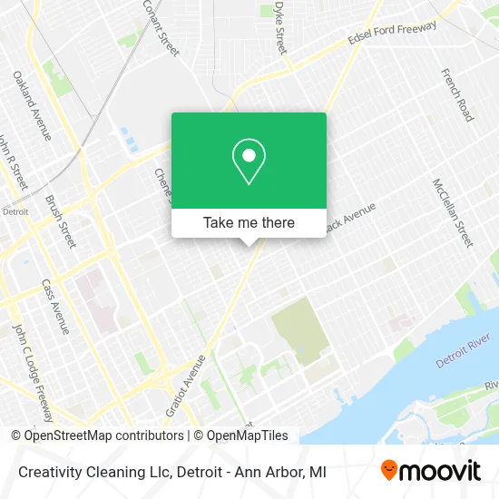 Creativity Cleaning Llc map