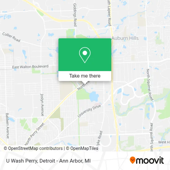 U Wash Perry map