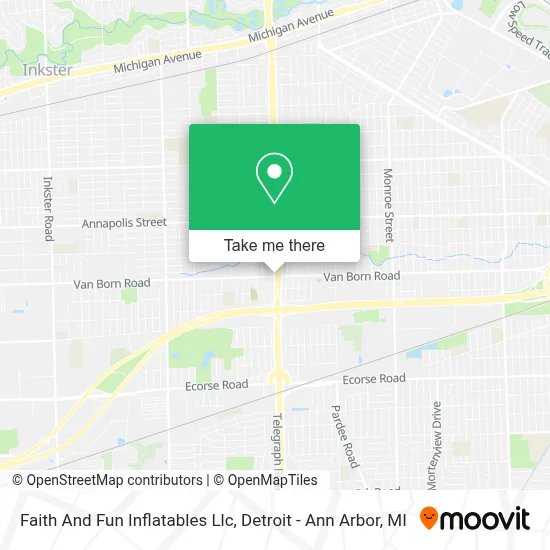 Faith And Fun Inflatables Llc map