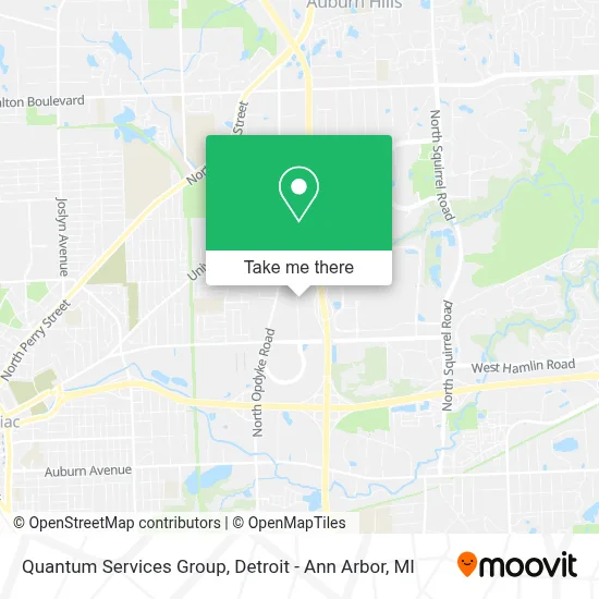 Quantum Services Group map