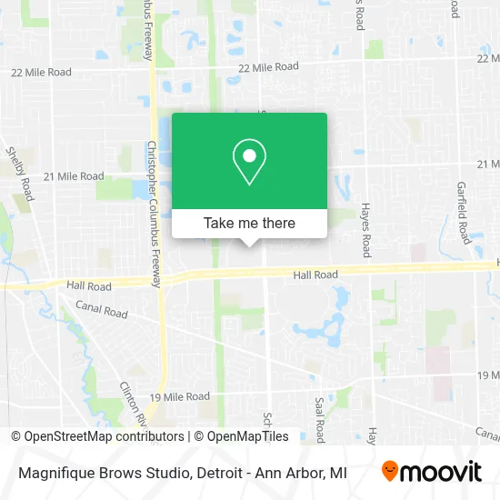 Magnifique Brows Studio map