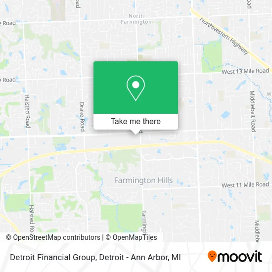 Detroit Financial Group map