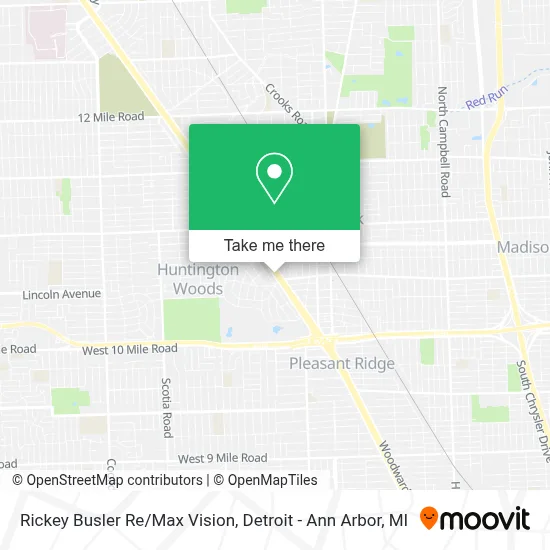 Rickey Busler Re/Max Vision map