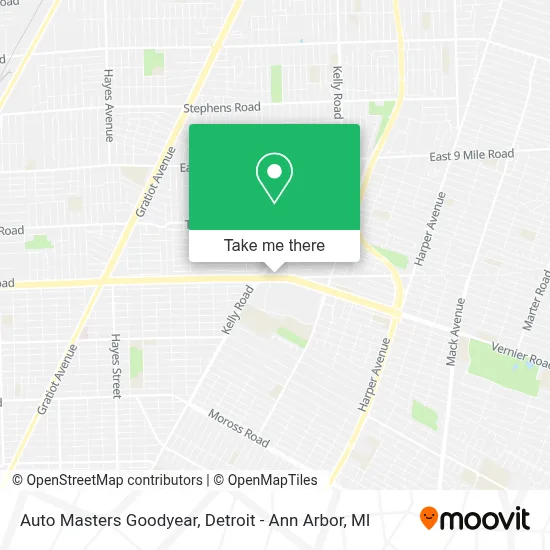 Auto Masters Goodyear map