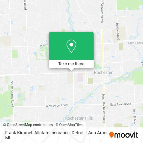 Frank Kimmel: Allstate Insurance map