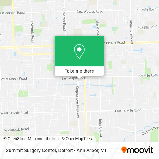 Summit Surgery Center map
