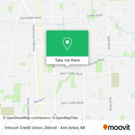 Intouch Credit Union map