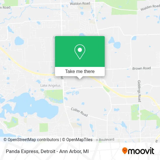 Panda Express map