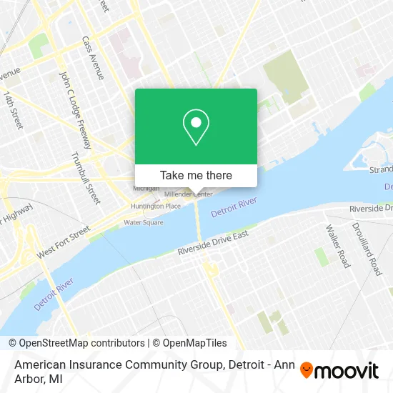 American Insurance Community Group map