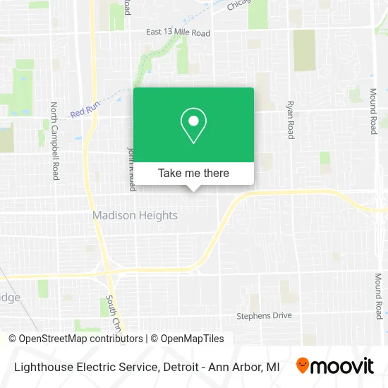 Lighthouse Electric Service map