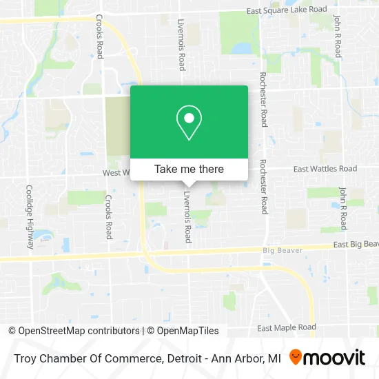Troy Chamber Of Commerce map