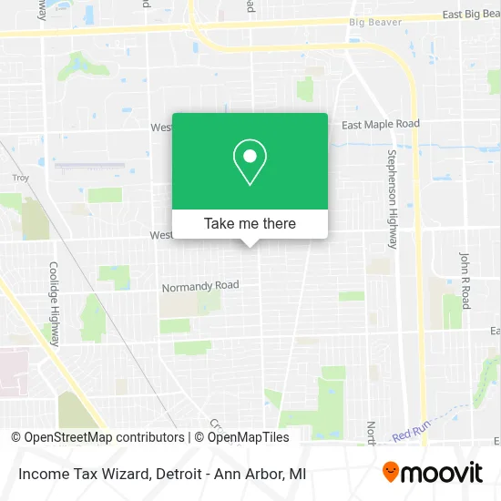 Income Tax Wizard map