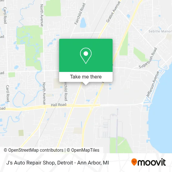 J's Auto Repair Shop map