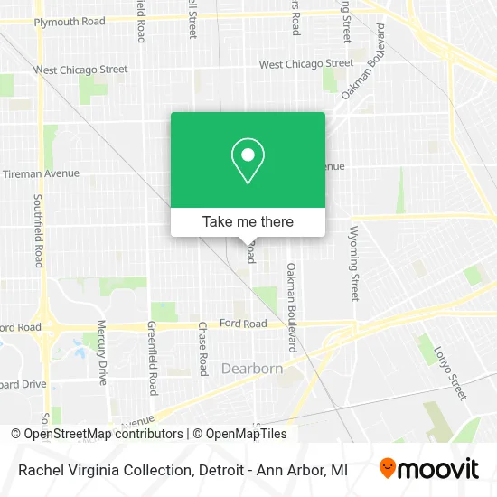 Rachel Virginia Collection map