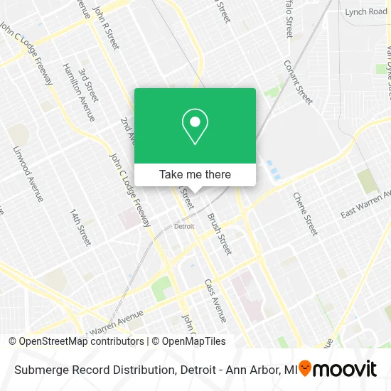Submerge Record Distribution map