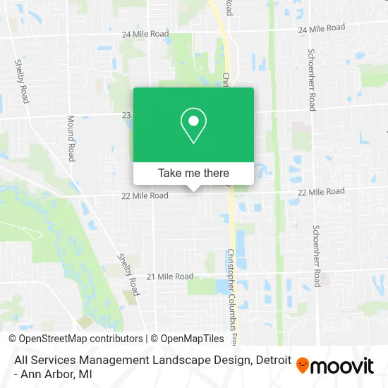 All Services Management Landscape Design map