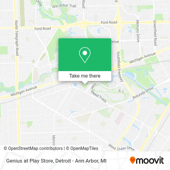 Genius at Play Store map