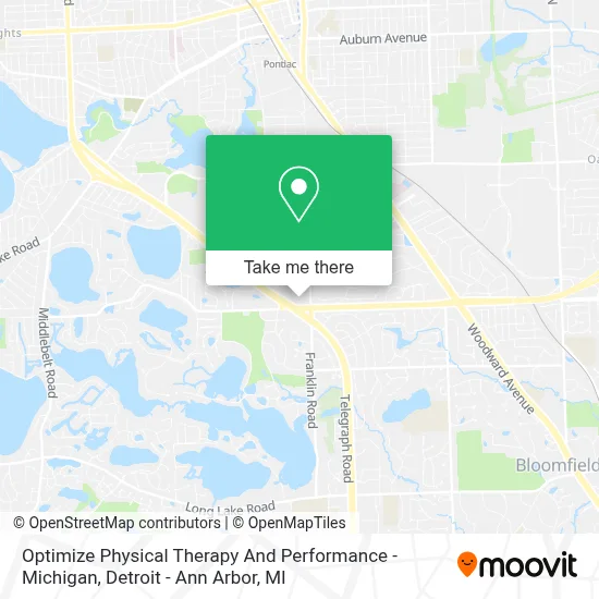 Optimize Physical Therapy And Performance - Michigan map