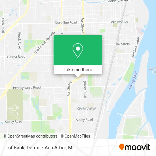 Tcf Bank map