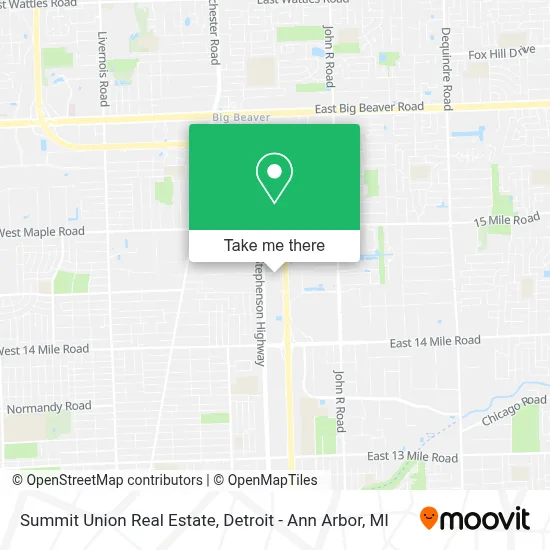 Summit Union Real Estate map