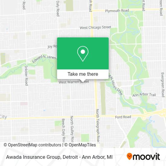 Awada Insurance Group map