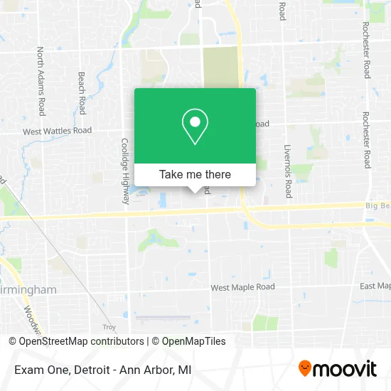 Exam One map