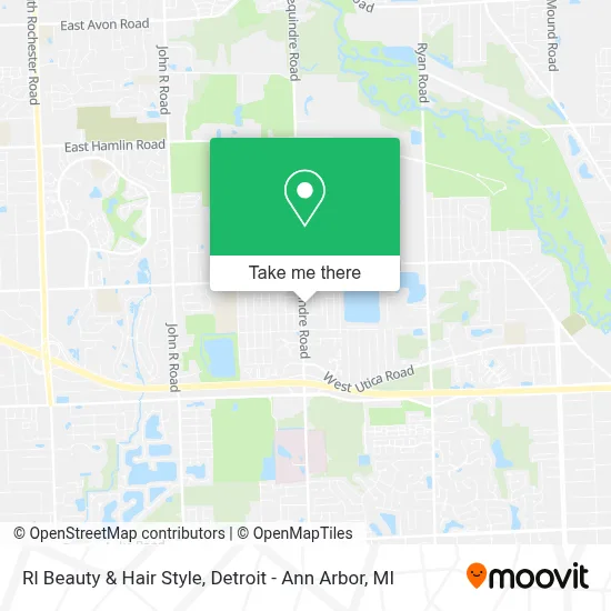 Rl Beauty & Hair Style map