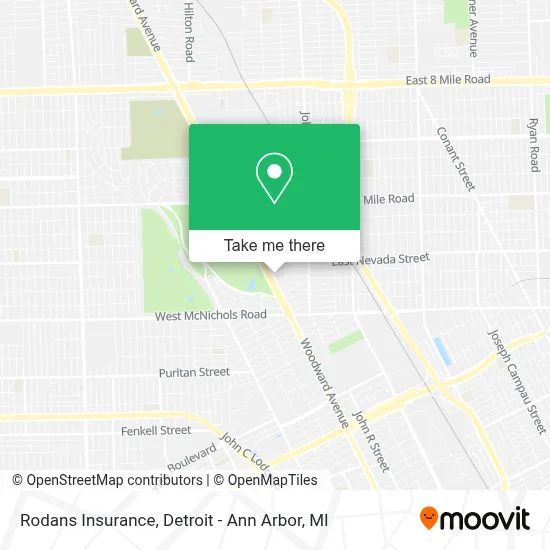 Rodans Insurance map