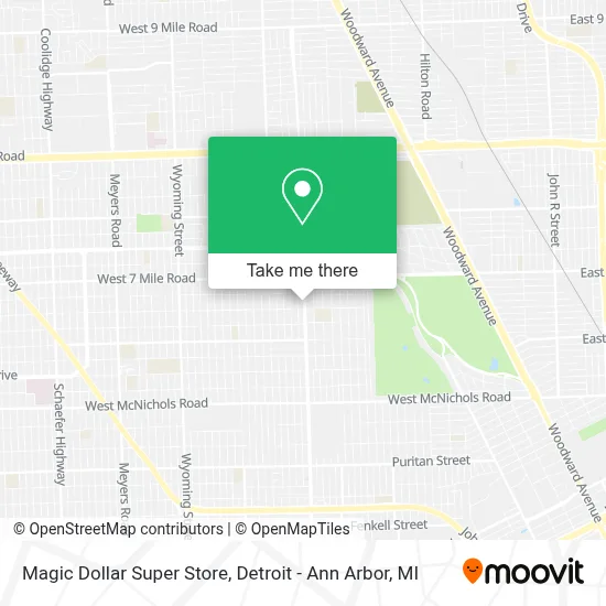 Magic Dollar Super Store map