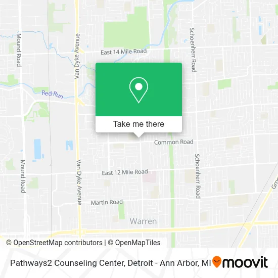 Pathways2 Counseling Center map