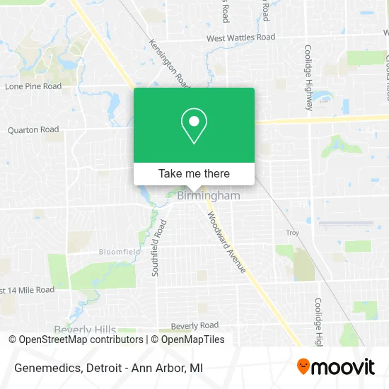 Genemedics map