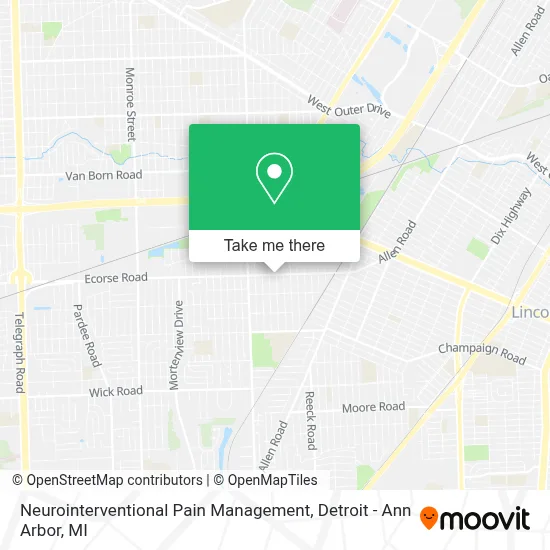 Neurointerventional Pain Management map