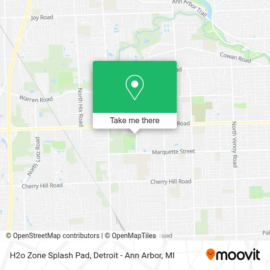 H2o Zone Splash Pad map