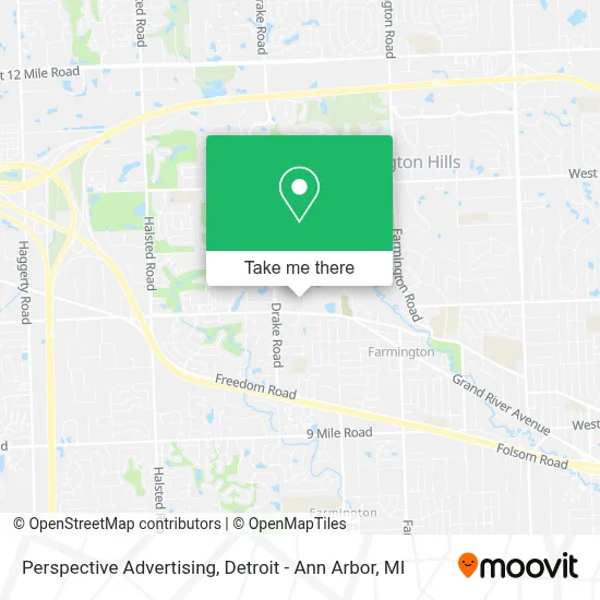 Perspective Advertising map