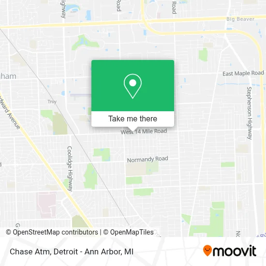 Chase Atm map