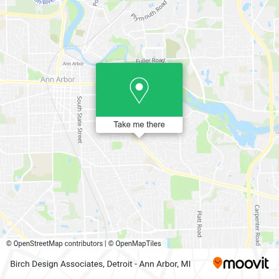 Birch Design Associates map