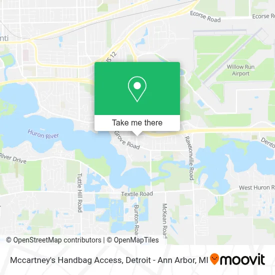 Mccartney's Handbag Access map