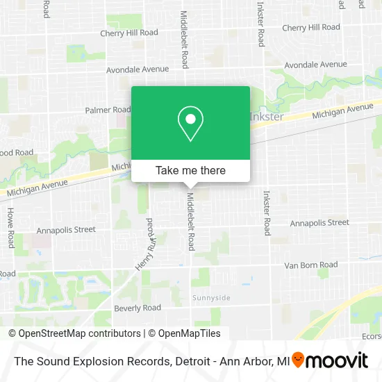 The Sound Explosion Records map