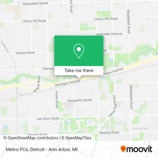 Metro Pcs map
